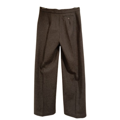 Intrend - Pantalone palazzo da donna in pura lana color grigio- Italianfashionglam