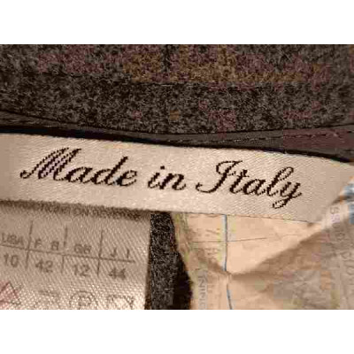 Intrend - Pantalone palazzo da donna in pura lana color grigio- Italianfashionglam