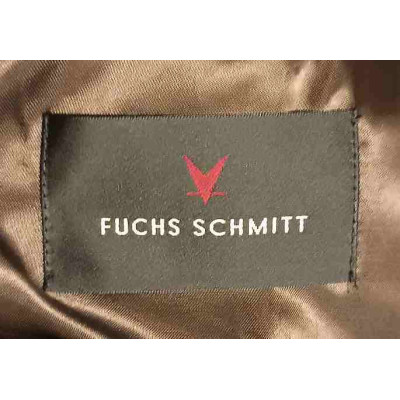 Fuchs Schmitt - Cappotto da donna in lana color marrone-Italianfashionglam