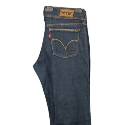 Levi Strauss - Blue jeans da donna in cotone straight fit - Italianfashionglam