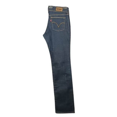 Levi Strauss - Blue jeans da donna in cotone straight fit - Italianfashionglam