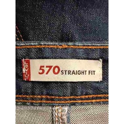 Levi Strauss - Blue jeans da donna in cotone straight fit - Italianfashionglam