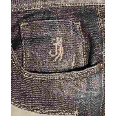 Jeckerson - Blue jeans glam uomo in cotone straight fit-Italianfashionglam