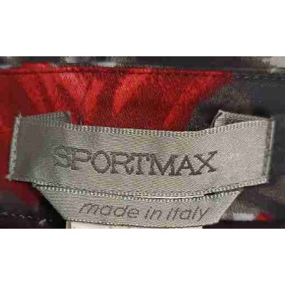 Sportmax - Gonna a pieghe svasata in cotone multicolor- Italianfashionglam