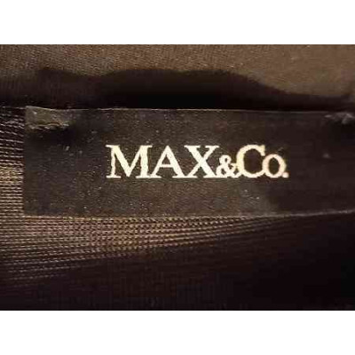 Max&Co. Abito in viscosa di color nero midi punto Milano - Italianfashionglam