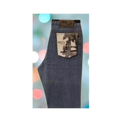 Xeny - Blue jeans vintage da uomo in cotone 5 tasche - Italianfashionglam