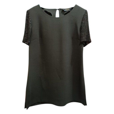 Luisa Spagnoli - Blusa elegante in poliestere colore nero - Italianfashionglam