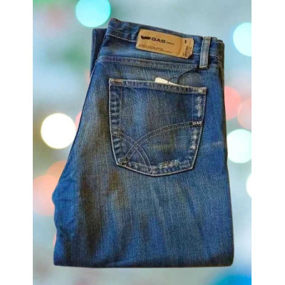 GBlue jeans da uomo 5 tasche stinti mod. Medford. Gas - bju004 - Italianfashionglam