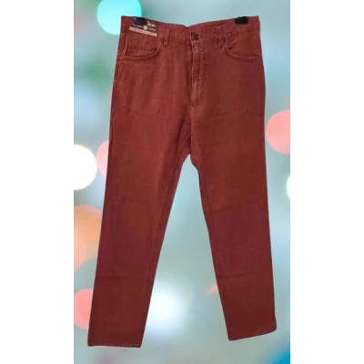 Marlboro Classics jeans orange da uomo in lino - BJU018 - Italianfashionglam