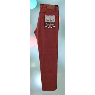 Marlboro Classics jeans orange da uomo in lino - BJU018 - Italianfashionglam