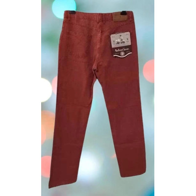 Marlboro Classics jeans orange da uomo in lino - BJU018 - Italianfashionglam