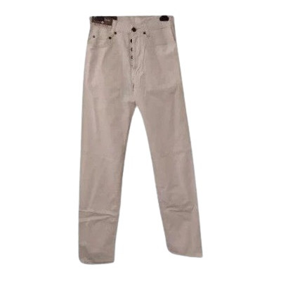 Marlboro Classics white Jeans da uomo in lino - BJU 019 Italianfashionglam