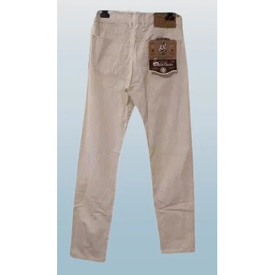 Marlboro Classics white Jeans da uomo in lino - BJU 019 Italianfashionglam