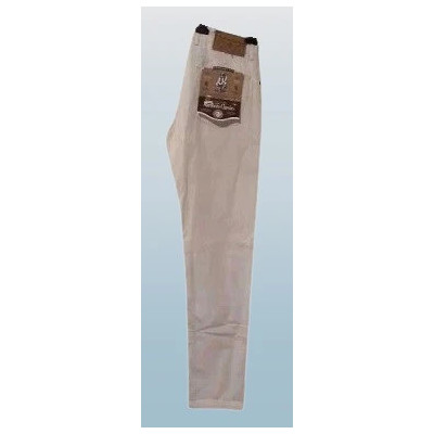 Marlboro Classics white Jeans da uomo in lino - BJU 019 Italianfashionglam