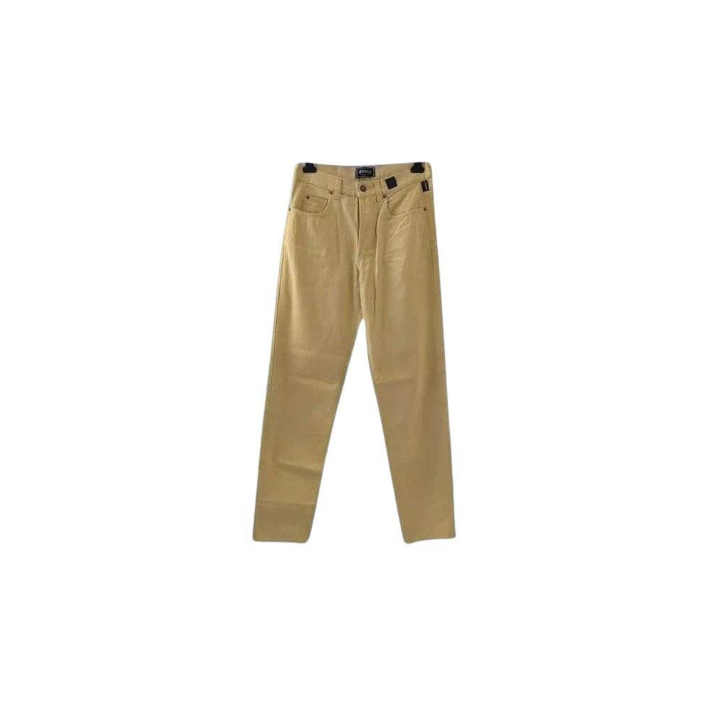 Versace Couture Jeans giallo da uomo 5 tasche - BJU006 - Italianfashionglam Versace Couture Jeans giallo da uomo 5 tasche - BJU006 - Italianfashionglam