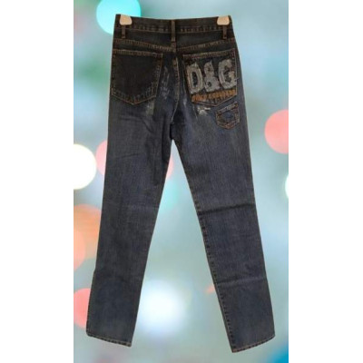 Blue jeans da uomo in cotone denim vintage. D&G - Bju013-Italianfashionglam