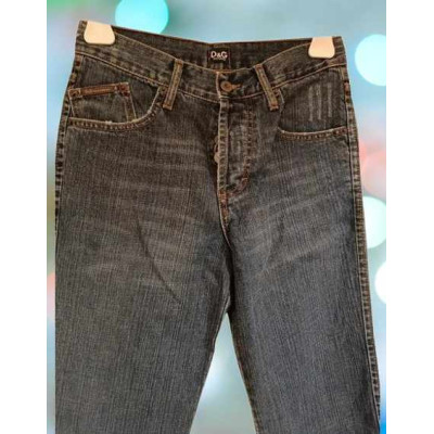 Blue jeans da uomo in cotone denim vintage. D&G - Bju013-Italianfashionglam