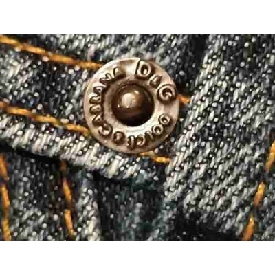 Blue jeans da uomo in cotone denim vintage. D&G - Bju013-Italianfashionglam