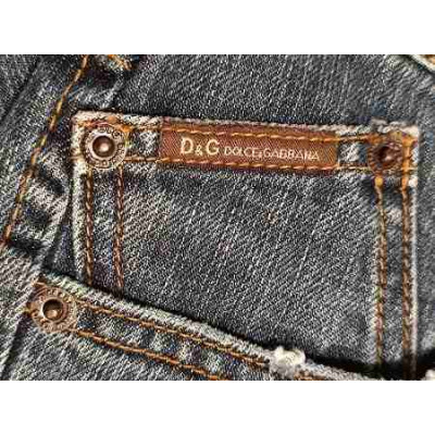 Blue jeans da uomo in cotone denim vintage. D&G - Bju013-Italianfashionglam