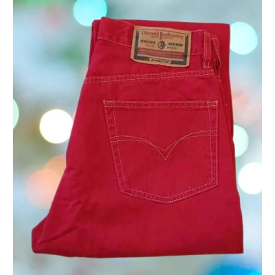 Diesel red Jeans da uomo denim 5 tasche - bju012 - Italianfashionglam