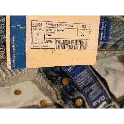 Gas mod. North California blue jeans denim da uomo - bju017- Italianfashionglam