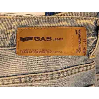Gas mod. North California blue jeans denim da uomo - bju017- Italianfashionglam