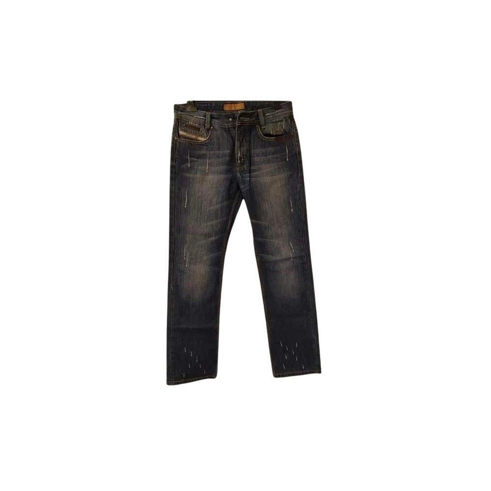 Blue Sky - Blue jeans da uomo in cotone denim vintage 5 tasche - bju008-Italianfashionglam Blue Sky - Blue jeans da uomo in cotone denim vintage 5 tasche - bju008-Italianfashionglam