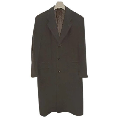 Guy Laroche - Cappotto da uomo in cashmere grigio scuro - acu014-Italianfashionglam