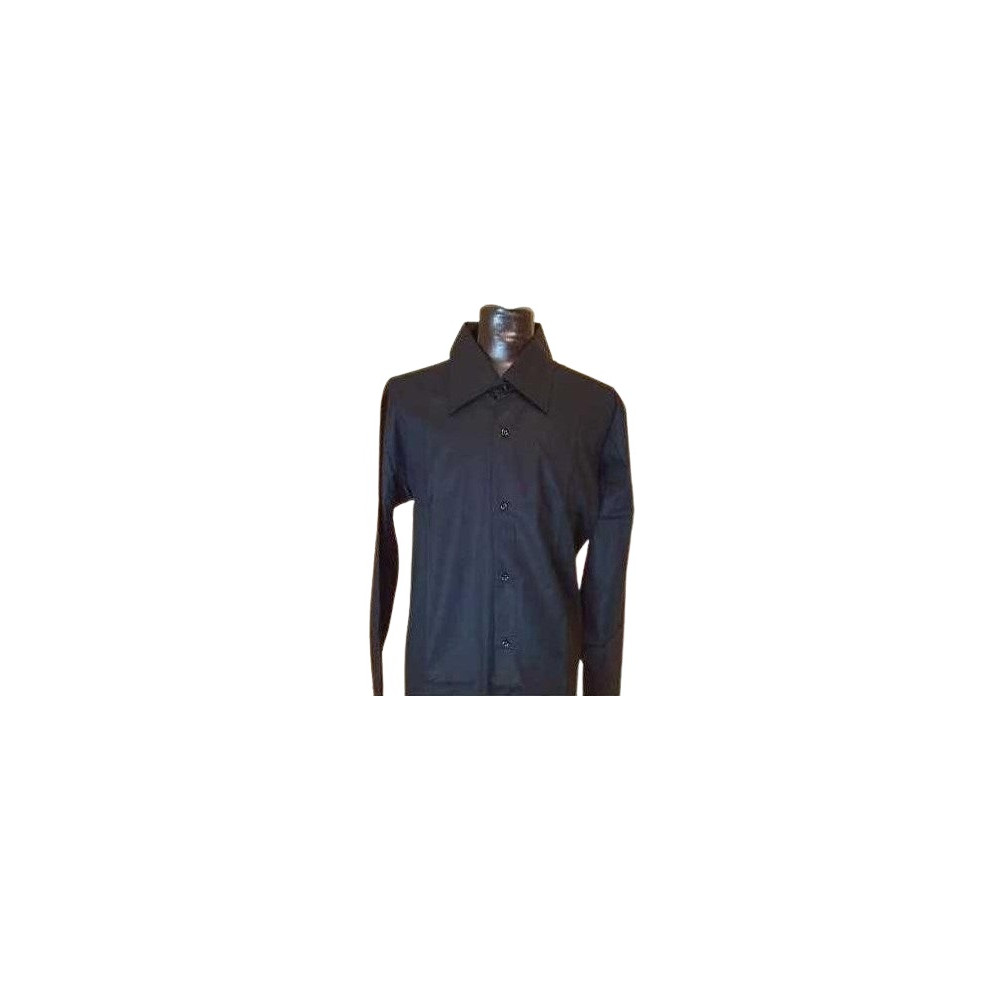 Theatre-camicia da uomo in cotone color nero - camu026-Italianfashionglam Theatre-camicia da uomo in cotone color nero - camu026-Italianfashionglam