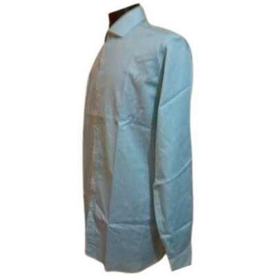 Patrick - Camicia da uomo in cotone celeste manica lunga-camu021-Italianfashionglam