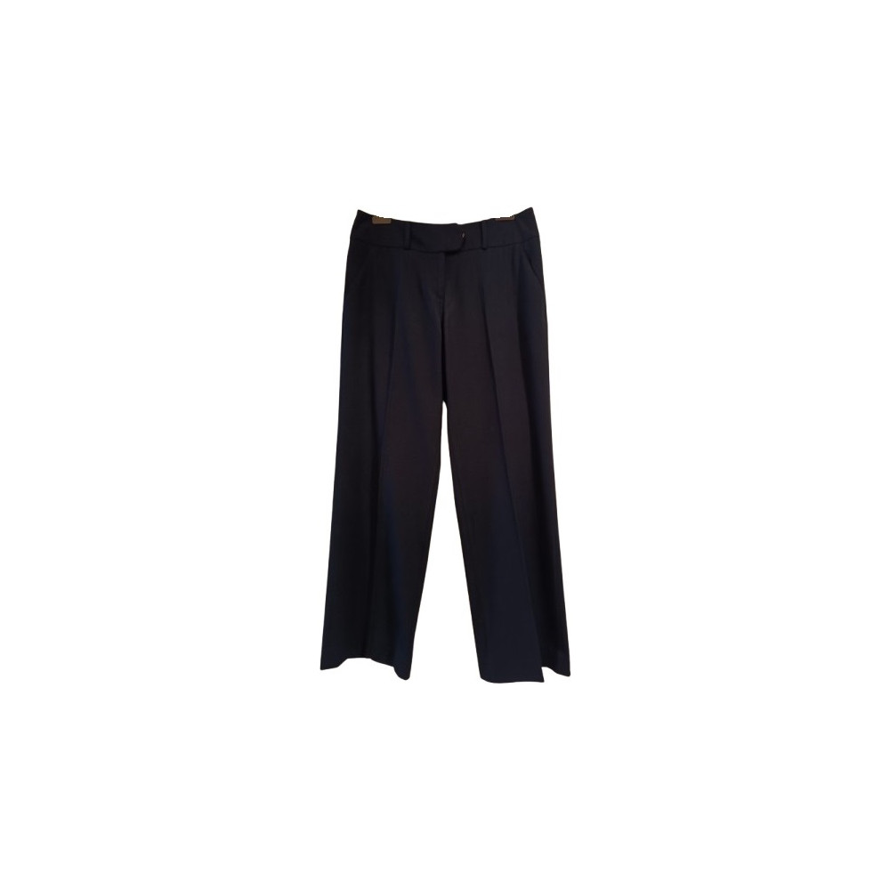 Trussardi - Pantalone da donna in viscosa a gamba dritta-pnd001-Italianfashionglam Trussardi - Pantalone da donna in viscosa a gamba dritta-pnd001-Italianfashionglam