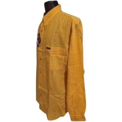 Marlboro Classics - Camicia da uomo in cotone arancione-camu009-Italianfashionglam
