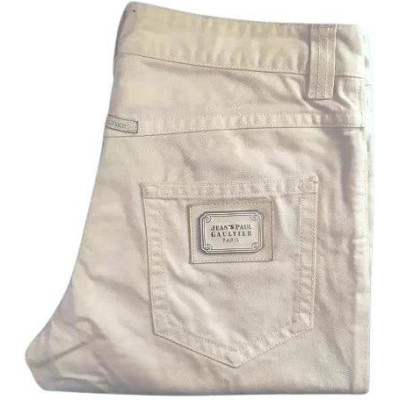 Jean Paul Gaultier white jeans donna 5 tasche - bjd094 - Italianfashionglam