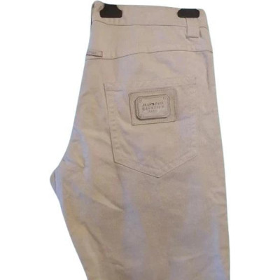 Jean Paul Gaultier white jeans donna 5 tasche - bjd094 - Italianfashionglam