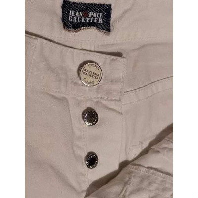 Jean Paul Gaultier white jeans donna 5 tasche - bjd094 - Italianfashionglam