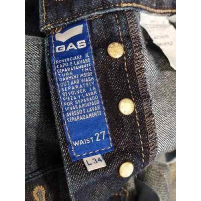 Blue jeans a vita bassa donna vintage.Gas.bjd037- Italianfashionglam