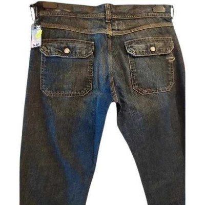 Diesel - Blue jeans fashion da donna vintage gamba dritta-bjd036-Italianfashionglam