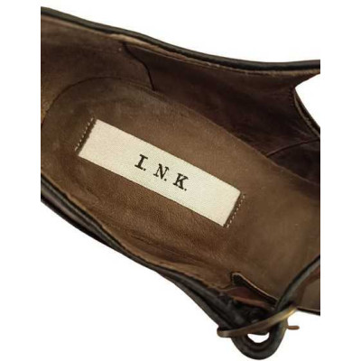 I.N.K. Shoes - Décolleté Mary Jane in pelle colore marrone-sc017-Italianfashionglam