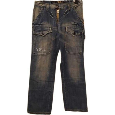 Yell Industry blue jeans vintage da uomo-bju003-Italianfashionglam