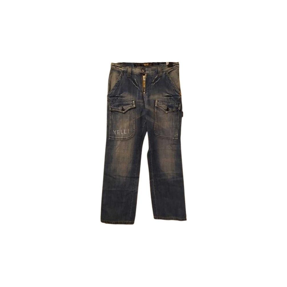 Yell Industry blue jeans vintage da uomo-bju003-Italianfashionglam Yell Industry blue jeans vintage da uomo-bju003-Italianfashionglam