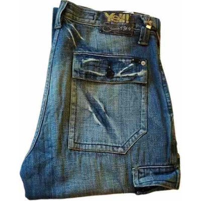 Yell Industry blue jeans vintage da uomo-bju003-Italianfashionglam