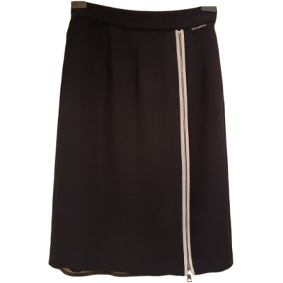 Karl Lagerfeld - Gonna tubino in viscosa di colore nero -gne018-Italianfashionglam