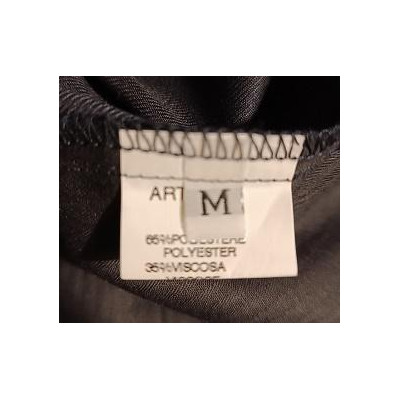 Souvenir - Gonna a pantalone in tessuto di viscosa nero-gne027-Italianfashionglam