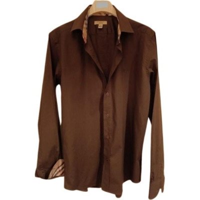 Burberry - Camicia glam uomo in cotone verde militare-camu064-Italianfashionglam