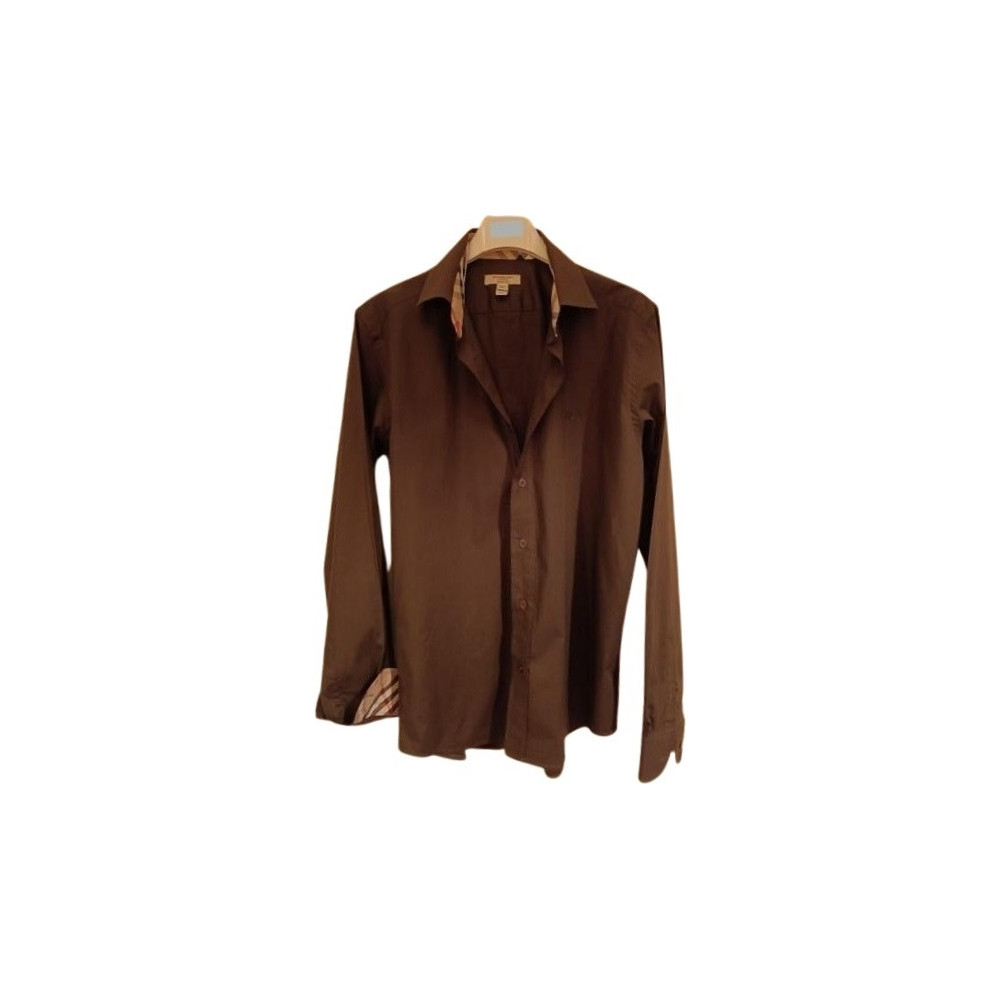Burberry - Camicia glam uomo in cotone verde militare-camu064-Italianfashionglam Burberry - Camicia glam uomo in cotone verde militare-camu064-Italianfashionglam