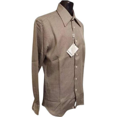 Pal Zileri - Camicia da uomo in cotone color grigio scuro-camu008-Italianfashionglam