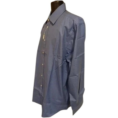 Pancaldi&B - Camicia classica da uomo in cotone azzurro-camu011-Italianfashionglam