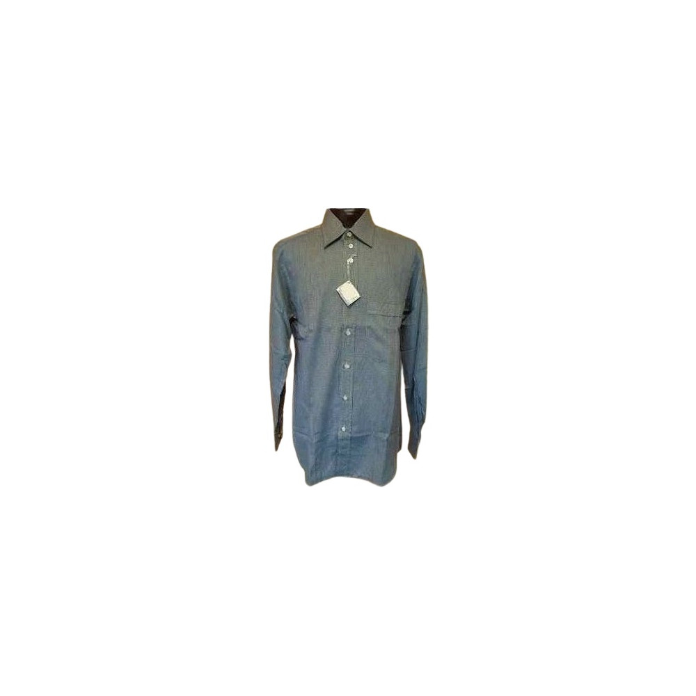 Cassera - Camicia classica da uomo in cotone grigio scuro-camu001-Italianfashionglam Cassera - Camicia classica da uomo in cotone grigio scuro-camu001-Italianfashionglam