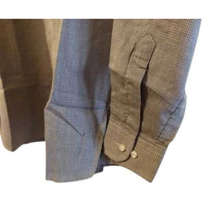 Cassera - Camicia classica da uomo in cotone grigio scuro-camu001-Italianfashionglam