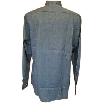 Cassera - Camicia classica da uomo in cotone grigio scuro-camu001-Italianfashionglam